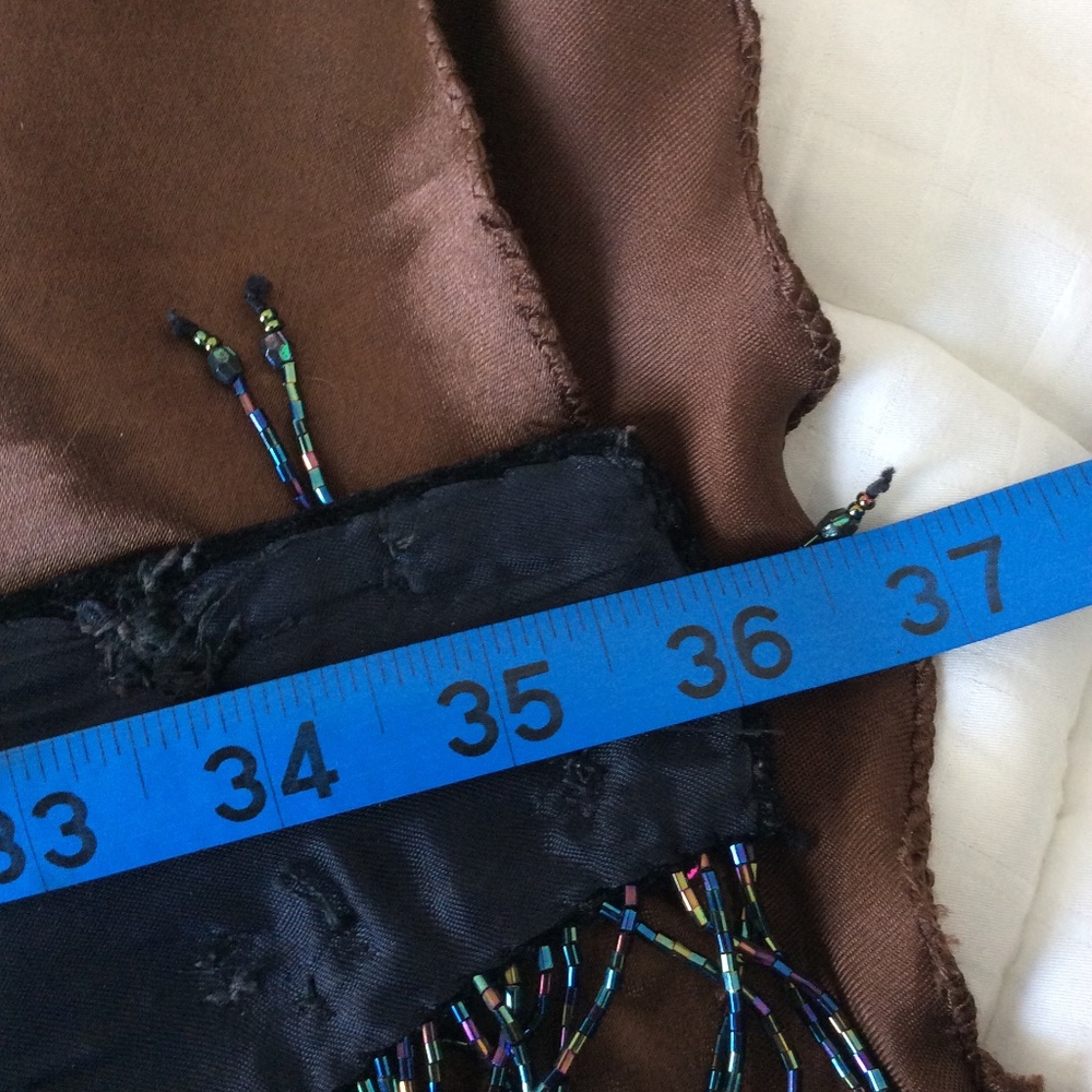 Tribaret Bella - 6 piece professional bellydance costume - Multi on Black Velvet - Picture 5 of 14